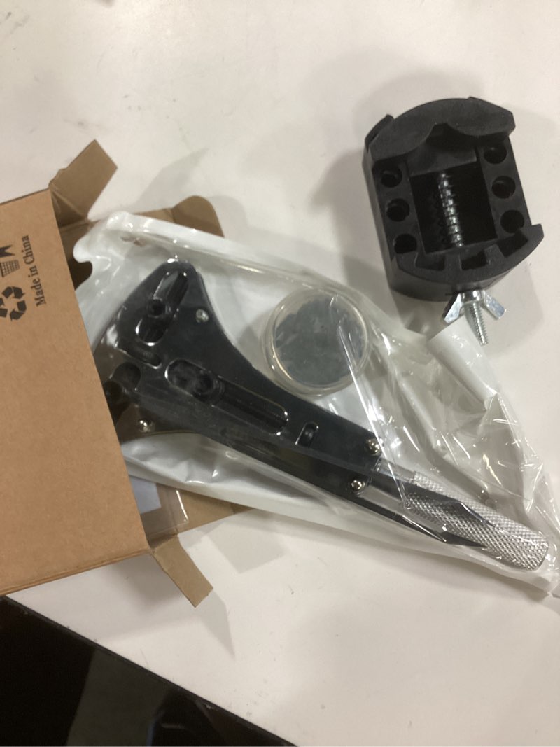 Condition photo showing Good Condition for Watch Battery Replacement Tool, 3 Point Large Wrench for Wristwatch Case Back Open, Back Removal Tool with 18 Bits