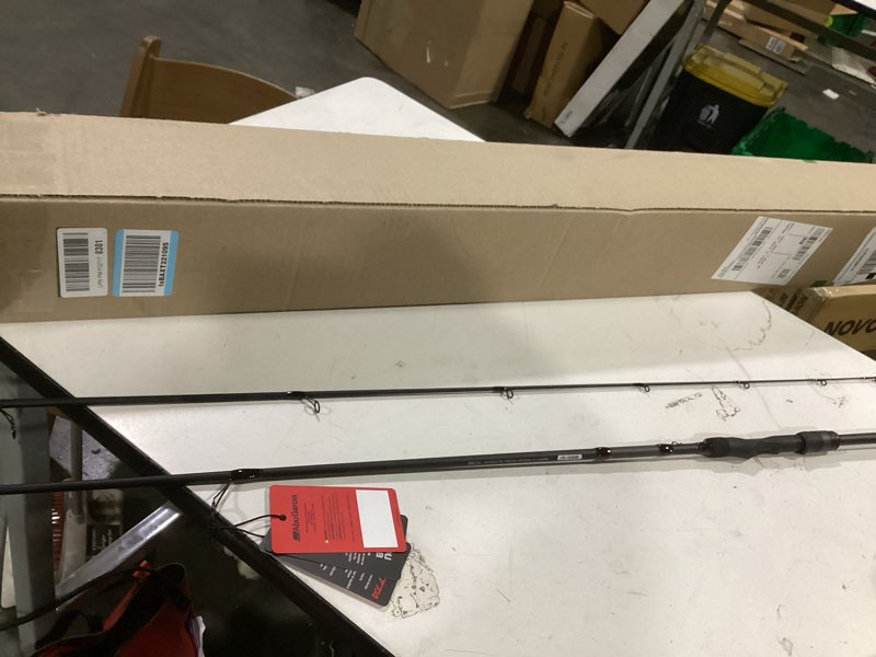 Condition photo showing As Is for abu garcia vendetta spinning fishing rod 7' - medium - 2pc new model