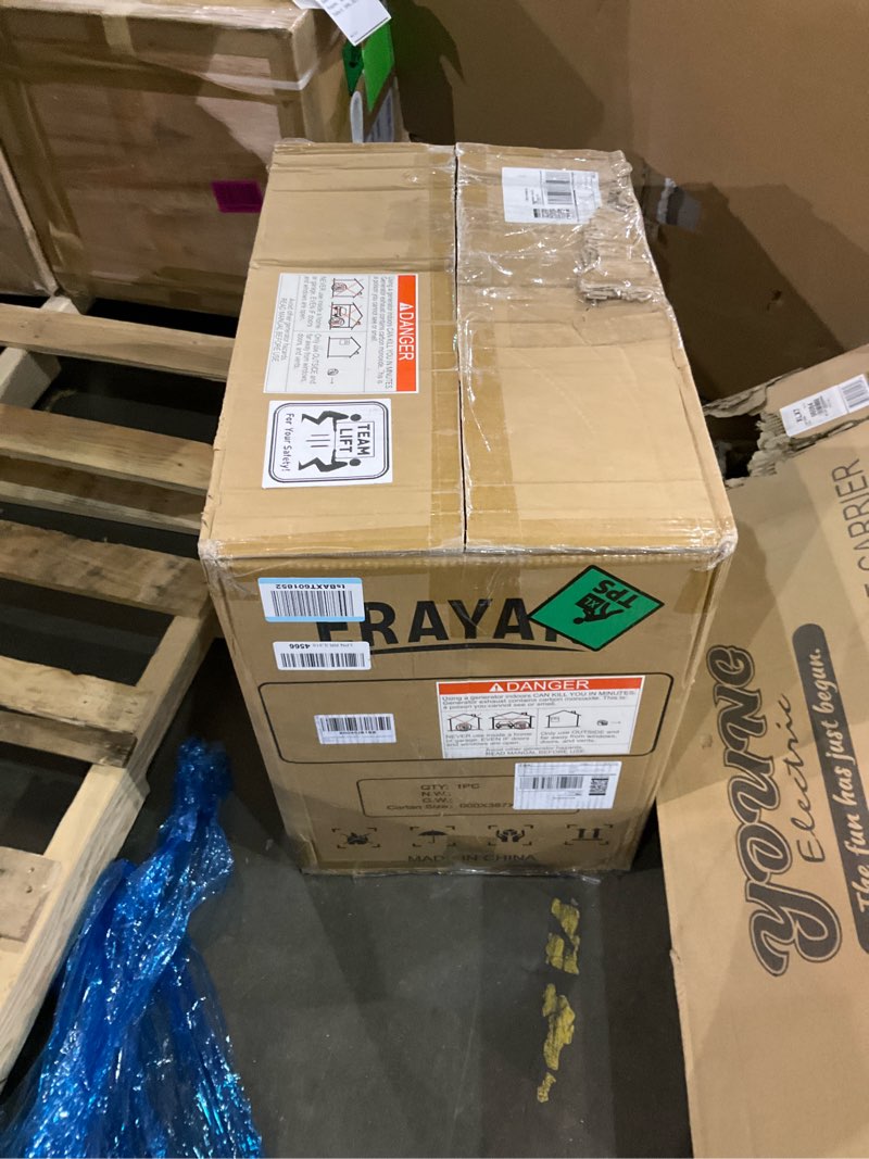 Condition photo showing As Is for ERAYAK 4500W Dual-Fuel Portable Inverter Generator for Home Use, Camping Outdoor, 30A RV Ready, Auto Switch, Gas and Propane Powered, EPA, CO Sensor, Parallel Ready, Campact Design Dual fuel 4500PDM