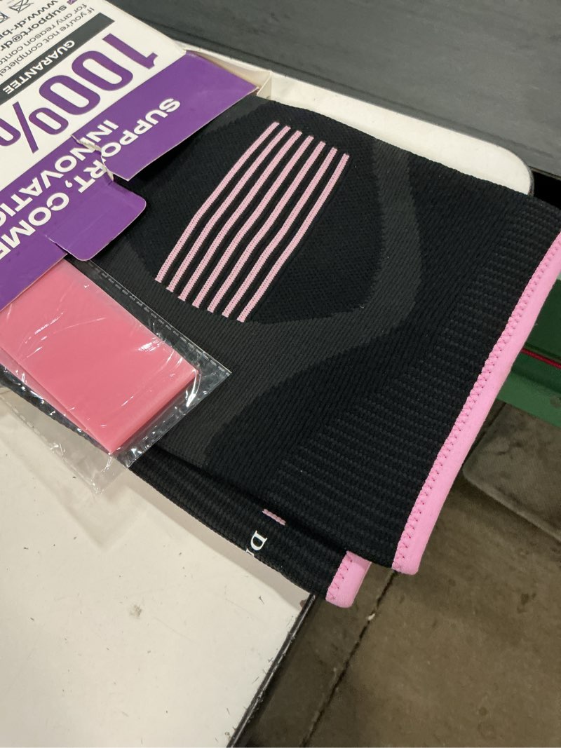 Condition photo showing Good Condition for dr. brace elite compression knee brace for women & men, (2-pack) knee support compression sleeve, workout sports knee braces for meniscus tear, acl & arthritis pain relief - check size guide video (orion, xx-large) xx-large orion