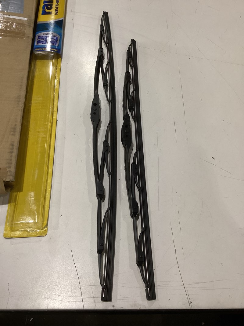 Condition photo showing As Is for used rain-x 820146 weatherbeater wiper blades, 24\" and 20\" windshield wipers (pack of 2), automotive replacement windshield wiper blades that meet or exceed oem quality and durability standards 24\" and 20\" pack of 2