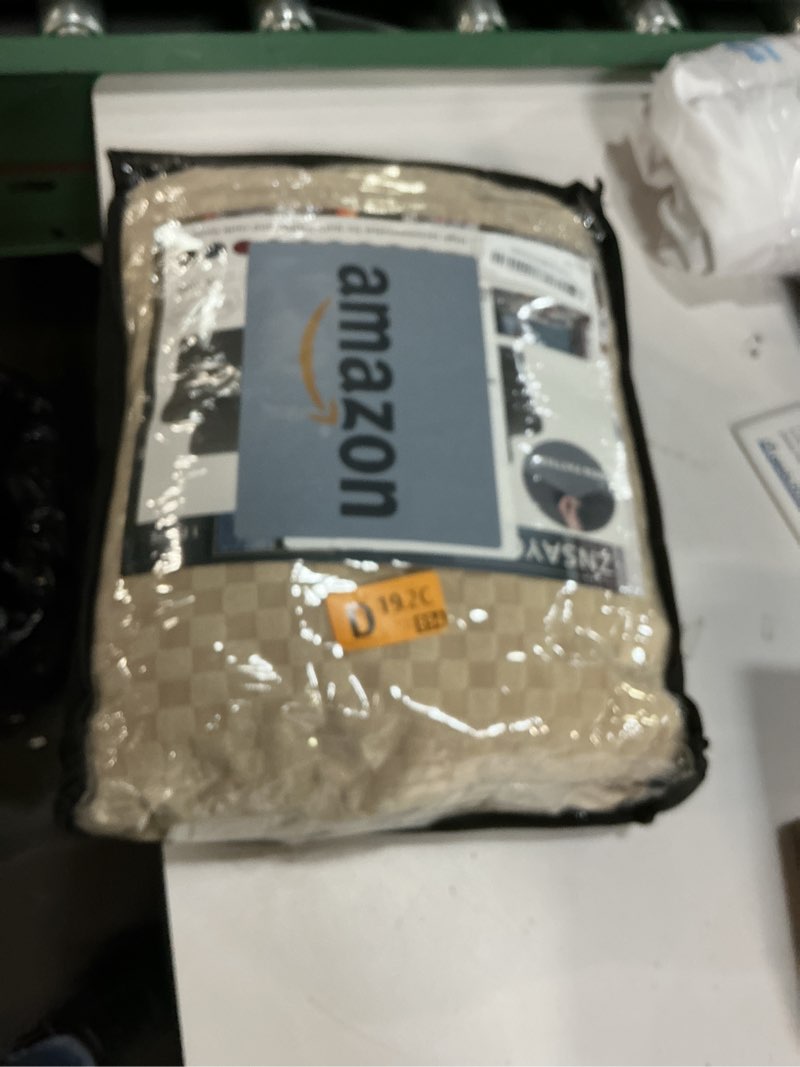 Condition photo showing Good Condition for ZNSAYOTX 1 Piece Jacquard Couch Covers for 3 Cushion Couch Living Room High Stretch Sofa Cover Pets Dogs Friendly Anti Slip Thickened Slipcovers Furniture Protector (Sofa, Light Biege) Large (71"-90") Light Beige