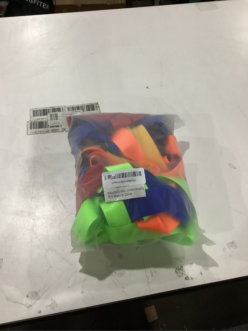 Condition photo showing New/Like New for Walking Rope for Preschool,Toddler Walking Rope with Waist Belts,Children's Walking Ropes with 12 Colorful Handles,Outdoor Safety Daycare Rope for Preschool Nursery Includes a Storage Bag