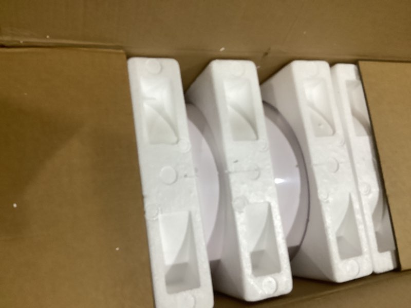 Condition photo showing Good Condition for haisiwlkj premium cylinder pedestal stands, set of 5 reusable metal round cylinder plinths dessert table display pillars for birthday wedding bridal baby shower party decorations (white)