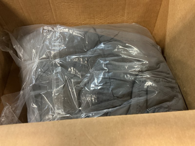 Condition photo showing Good Condition for weighted blanket for adults - cooling heavy blanket for 110-130lbs with premium glass beads - soft thick big blankets for all-season sleeping comfort breathable (60" x 80" 15lbs) 15lbs 60” x 80“