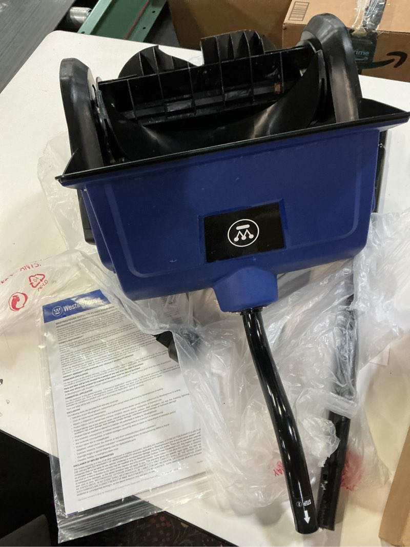 Condition photo showing Good Condition for Westinghouse WSnow13S Corded Snow Shovel, 13-inches Wide, Electric Snow Shovel with 20ft Throwing Distance, Plows 430lbs/min for Driveway/Steps/Sidewalk/Porch 13 Inch