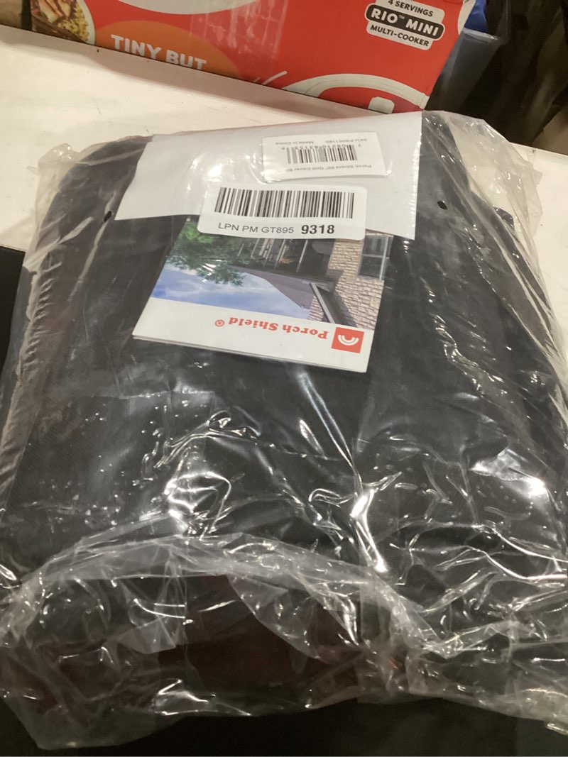 Condition photo showing Good Condition for porch shield 62w x 24d x 48h inch premium gas grill cover up to 60 inch, waterproof and fade resistant 600d bbq covers for weber, brinkmann, char-broil and more, black up to 60 inch gas grill black