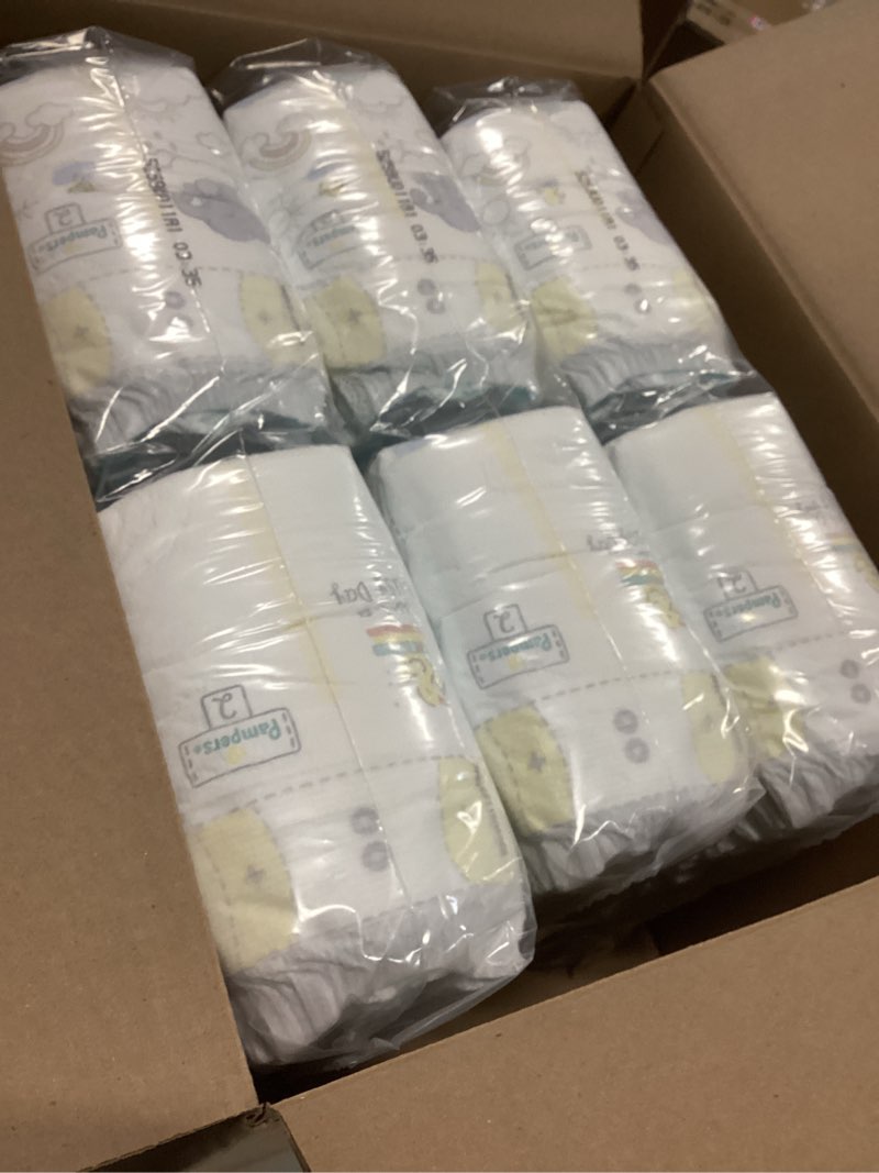 Condition photo showing Good Condition for Pampers Baby Diapers - Swaddlers - Size 2, 186 Count, Ultra Absorbent Disposable Infant Diaper