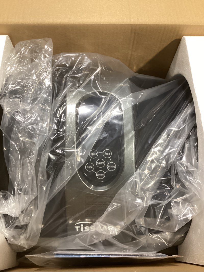 Condition photo showing New/Like New for TISSCARE Shiatsu Foot Massager with Heat, FSA Eligible HSA Foot Massager for Plantar Fasciitis, Neuropathy, Circulation and Pain Relief, Massage Feet at Home/Office, Gift for Men and Women
