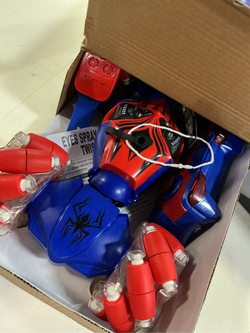 Condition photo showing Good Condition for Remote Control Car for Boys 8-12, 4WD Gesture Sensing RC Stunt Car 2.4Ghz with Lights Music Sprayer RC Cars for Boys Age 4-7 8-12 Hand-Controlled Cars Toys Birthday Gifts for Kids Girls Blue