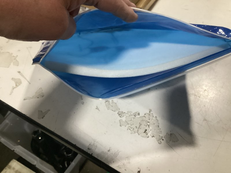 Condition photo showing As Is for 3 pack lipo foam - post surgery ab board for use with post liposuction surgery flattening abdominal compression garments liposuction foam pads for recovery 8"x11" (white)