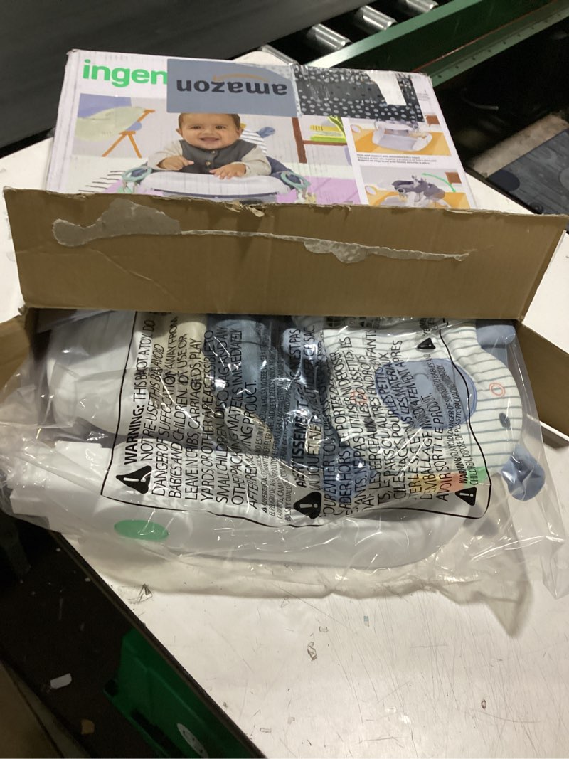 Condition photo showing Good Condition for ingenuity prop spot learn-to-sit floor seat for baby, removable tray, 2 linkable toys, tummy time mat, unisex, for ages 4-12 months - casi