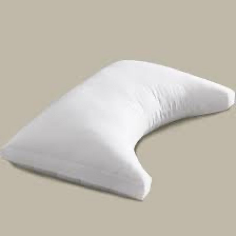 ACCURATEX Side Sleeper Pillow for Side and Back Sleepers-100% Cotton Cover Filled with Down Alternat