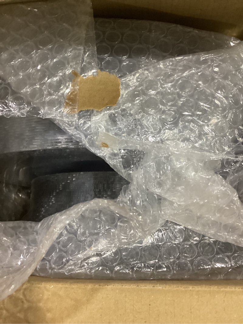 Condition photo showing Good Condition for i00000 96pcs silver plastic plates - clear with silver rim, 48 heavy duty dinner plates (10.25 inch) and 48 dessert plates (7.5 inch) - perfect for party