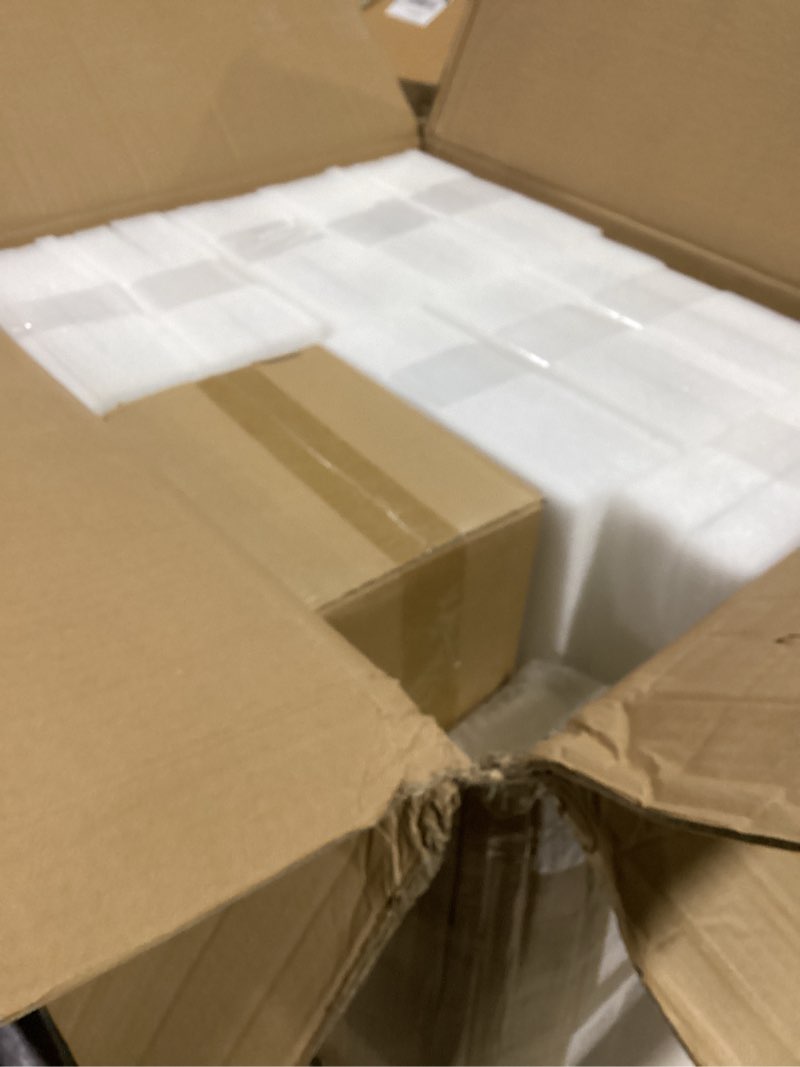 Condition photo showing Good Condition for Shihanee 108 Pcs Pillar Candles and Glass Cylinder Vases Clear Cylinder Holders for Slim Pillar Candles Table Decorations, Total 54 Sets(White,108 Pcs) White, Clear