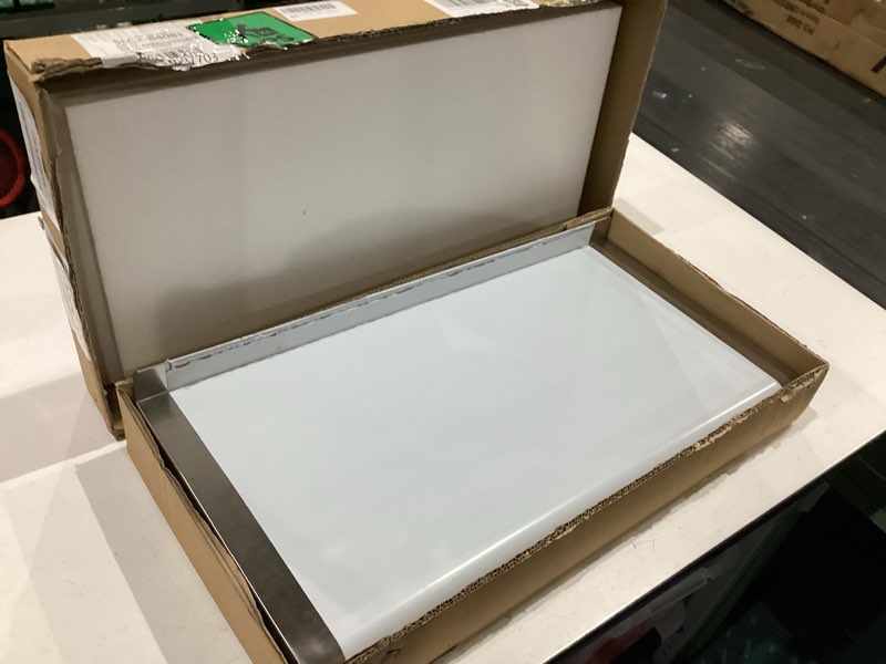 Condition photo showing Good Condition for swotcater stainless steel shelf 12"x24", space-saving wall mounted shelving, 260lb heavy duty steel shelves with easy-clean surface for kitchen, restaurant, bar, hotel (commercial & home use)