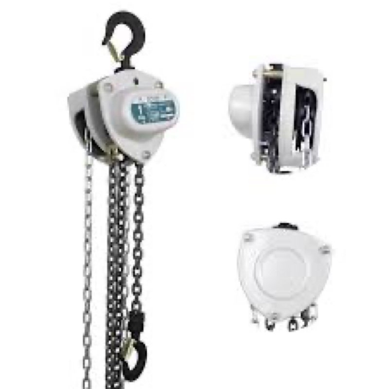 TOYO Chain Hoist 2200Lb,10ft Manual Chain Block Hoist 1ton Chain Fall 3M Come Along Hand Chain Hoist