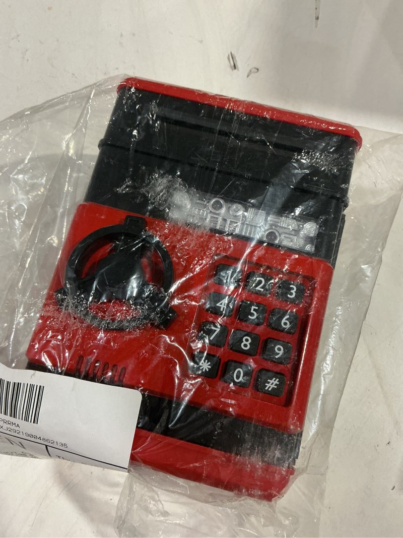 Condition photo showing Good Condition for Kids Toys for 5-7 & 6-8 Year Olds - Mini Piggy Banks ATM Machine for Boys & Girls - Perfect Christmas & Birthday Gifts for 6 7 8 Year Old Boy, Black Red