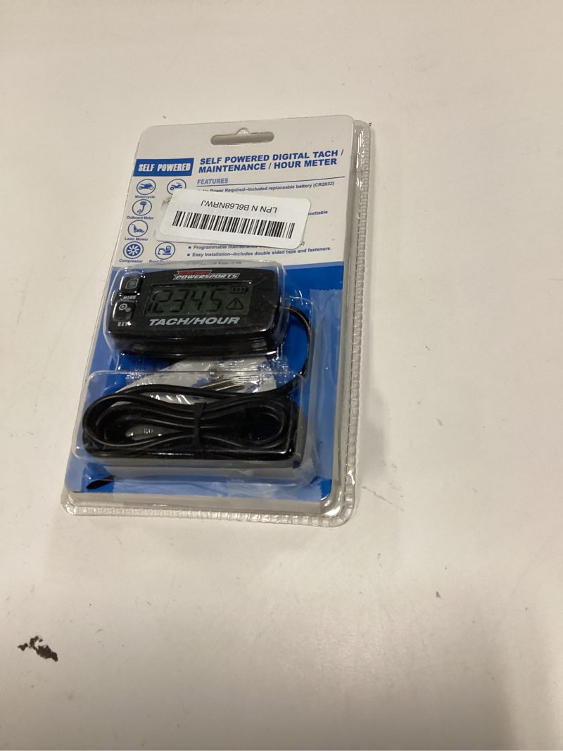 Condition photo showing Good Condition for racingpowersports backlit digital tach tachometer hour meter atv boat bike utv rl-hm032a large