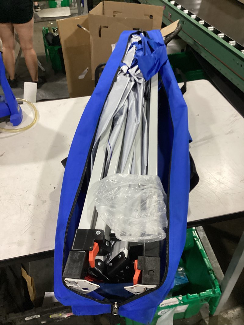 Condition photo showing Good Condition for ozark trail 10' x 10' instant slant leg pop-up canopy tent, blue