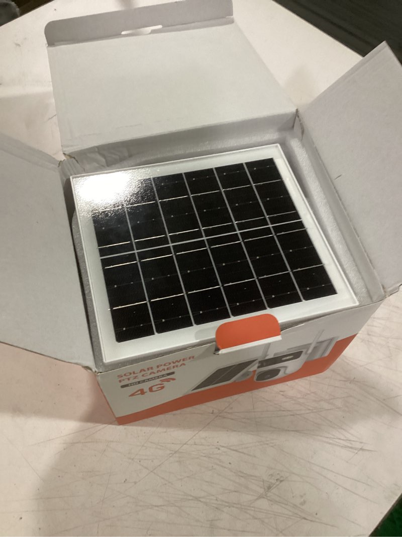 Condition photo showing Good Condition for similar to solar security cameras wireless outdoor, 3mp pan tilt 360°wifi camera with color night vision/pir sensor/2-way audio/alexa/google assistant white-1pk