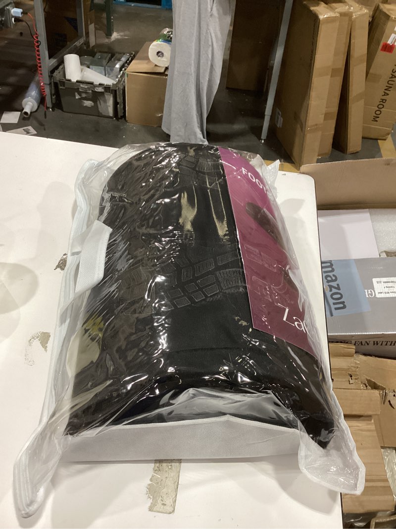 Condition photo showing New/Like New for Zaqei Foot Rest Under Desk Ergonomic Velvet Footstool with Massage Roller Improves Posture Relieves Plantar Fasciitis Reduces Fatigue for Office Home Gaming Adjustable Non Slip Washable Cover