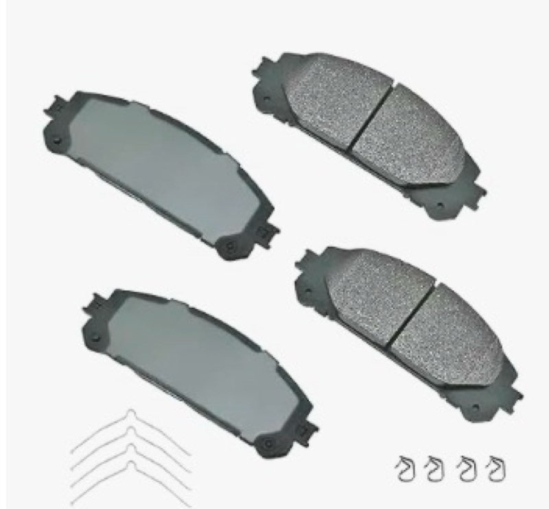 Akebono Ultra-Premium Ceramic Front Disc Brake Pads