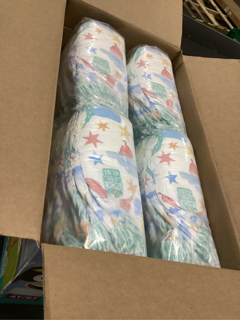 Condition photo showing New/Like New for pampers training pants - easy ups boys & girls bluey - size 4t-5t, 104 count, children's potty underwear (packaging may vary) 4t-5t 104