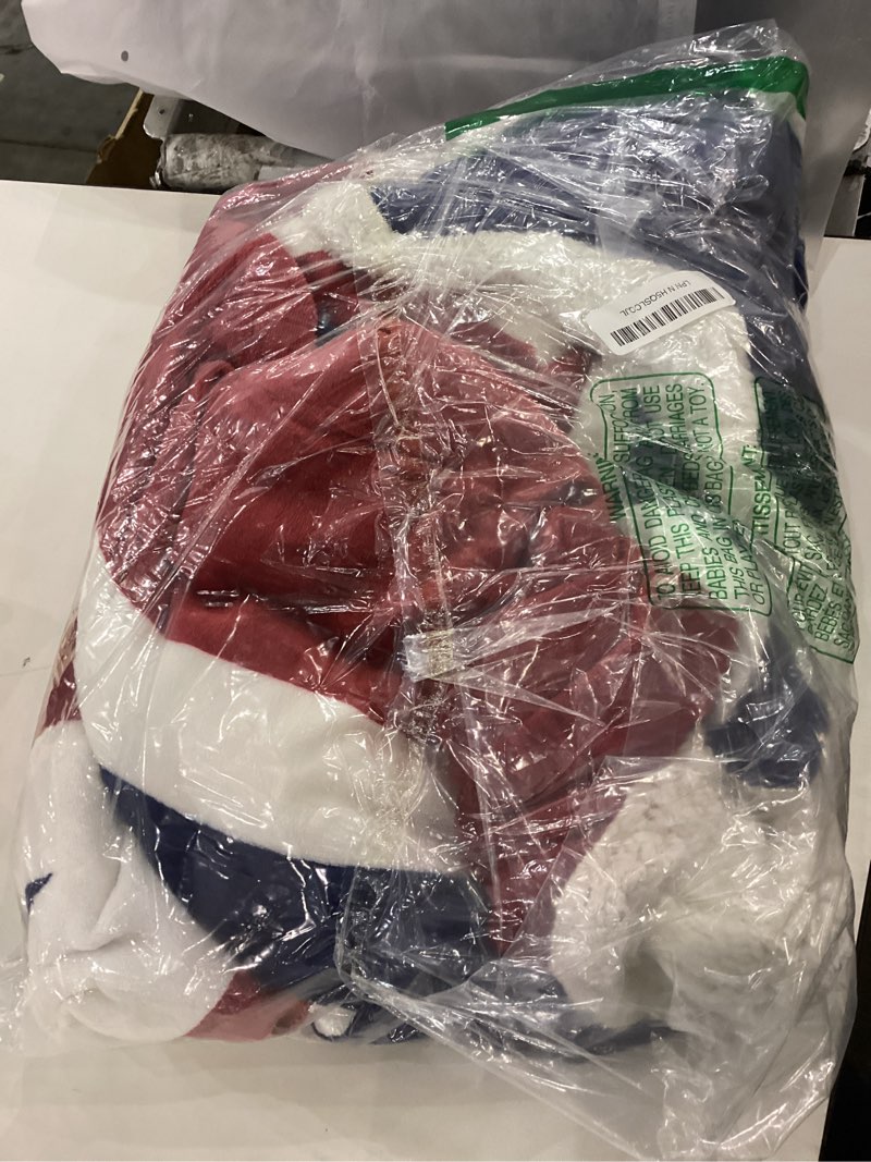 UKELER Flannel Sherpa Throw 60'' x 50'' Union Jack Fleece Blanket Soft Comfy Flannel Blanket Throws 