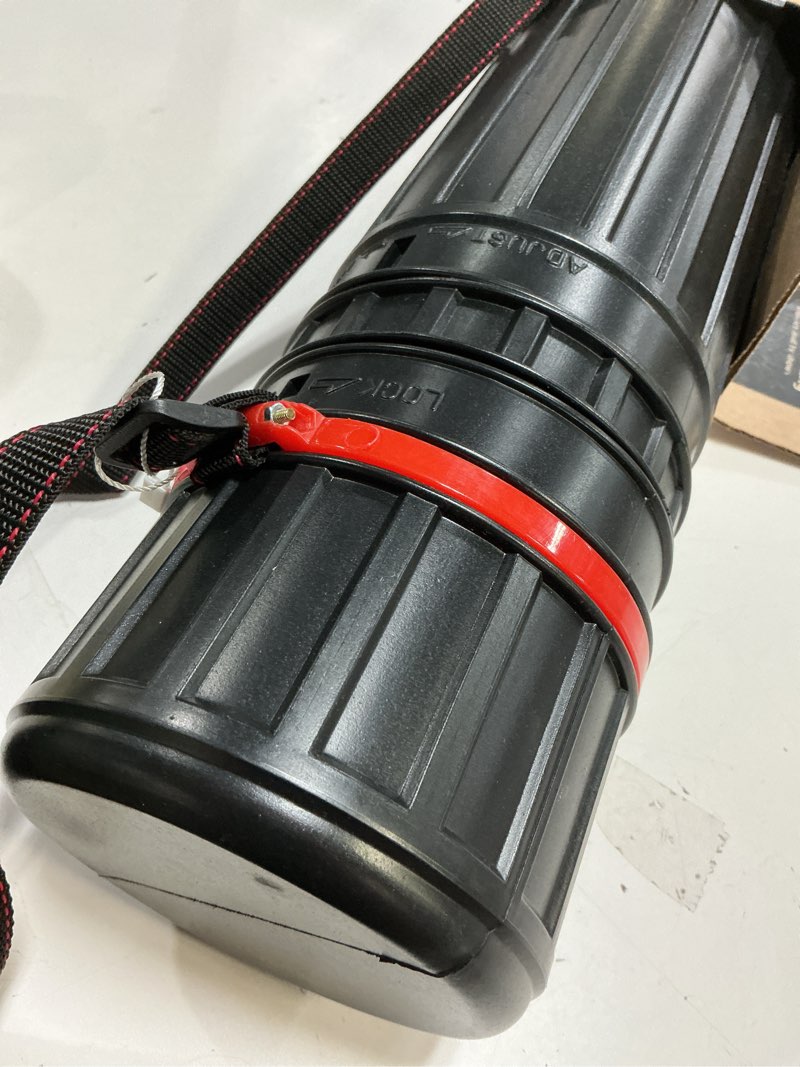 Condition photo showing Good Condition for DEWEL Drawing Tube Blueprint Case Telescoping Art Tube Expands from 30”to 52”, Large Plastic Black Fishing Rods Storage Tube Waterproof and Light Resistant Poster Tube with Strap (XL Size) Black X-Large