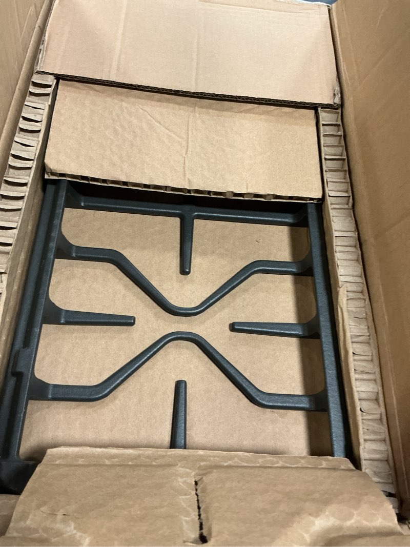 Condition photo showing Good Condition for upgraded wb31x27151 side stove grate replacement for ge general electric stove parts,wb31x24736 cast iron burner cooking grate rack for general electric jgbs66rekss jgb735spss stove rack,2 pack