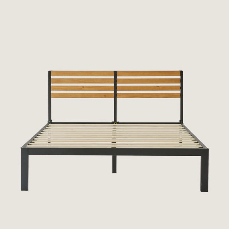 wood platform bed (bsw001-02-q)