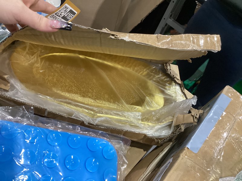 6 pcs gold plastic serving trays reusable party platters for desserts, snacks, charcuterie, cupcakes