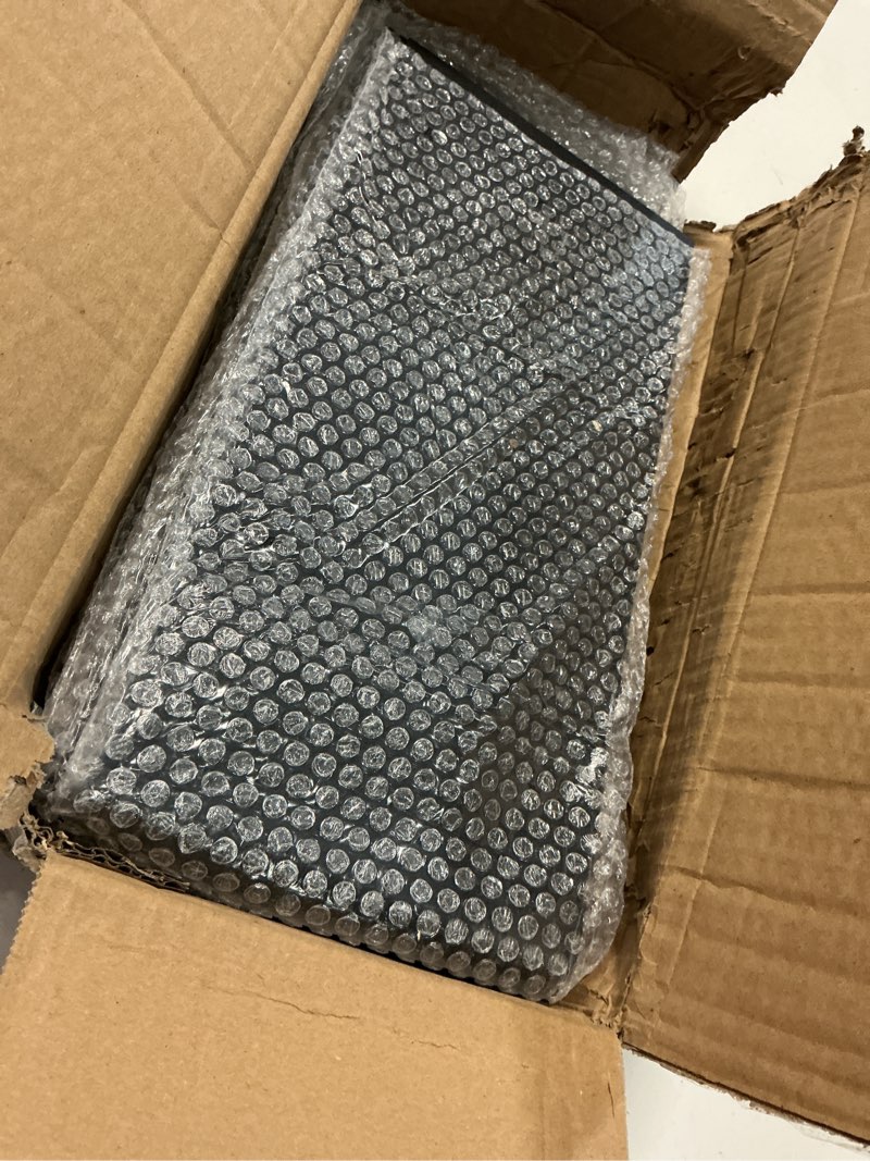 Condition photo showing New/Like New for 6x6 post base 2 pcs,heavy duty detachable post bracket with adjustable inner size (5.6" x 5.1"-6.1") , rust-proof powder-coated thick post anchor for deck railing, fences, mailboxes, pavilions black 6 x 6 (2 pcs)