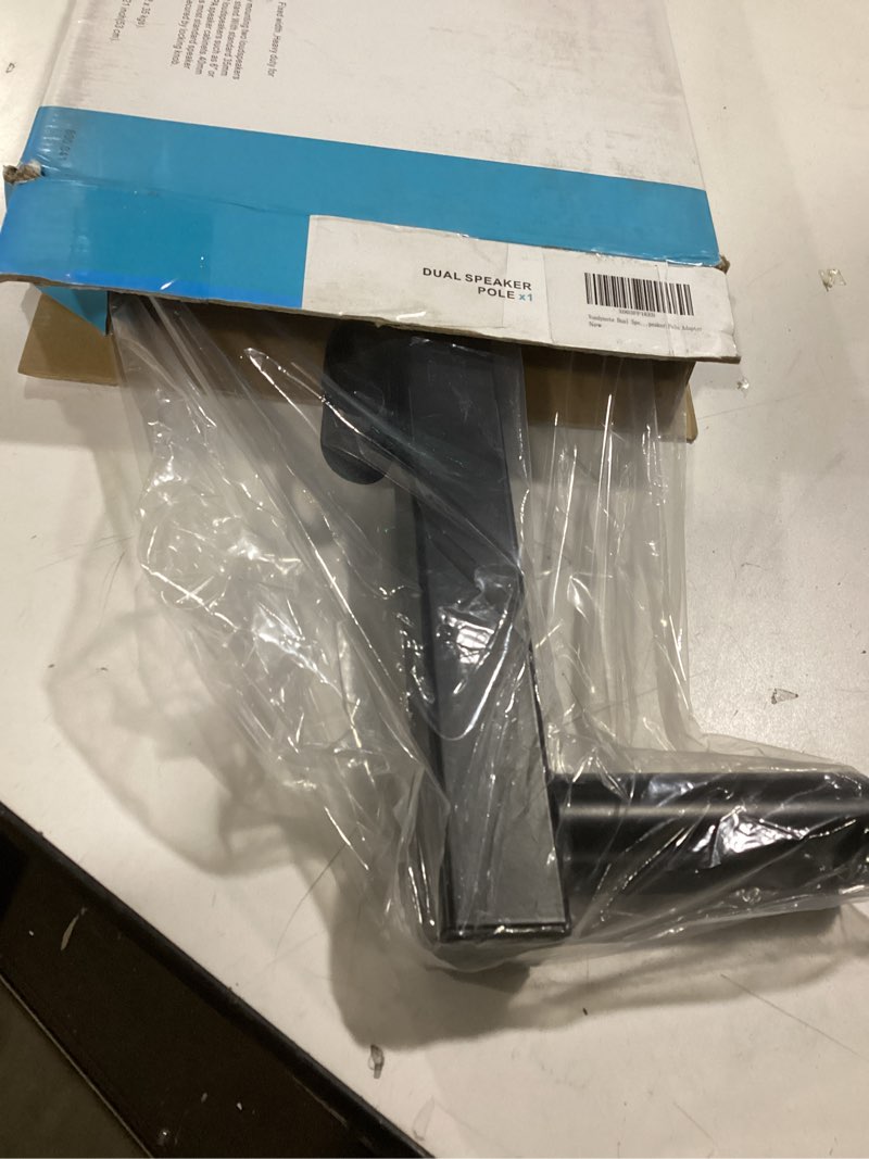 Condition photo showing Good Condition for Dual Speaker Mount Adapter, Single Pole Mounting Fork Bracket Bar Single Dual Bracket-Upgrade Stability