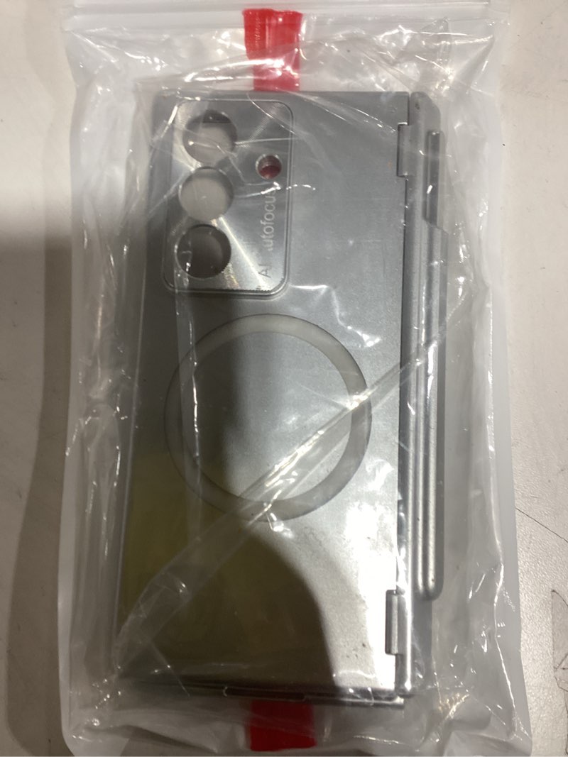 Condition photo showing Good Condition for for Samsung Galaxy Z Fold 7 Case,Built-in [Screen Protector] [Hinge Protection] [Pen Holder] Full Body Protective Magnetic Phone Case for Galaxy Z Fold 7 (Silver)