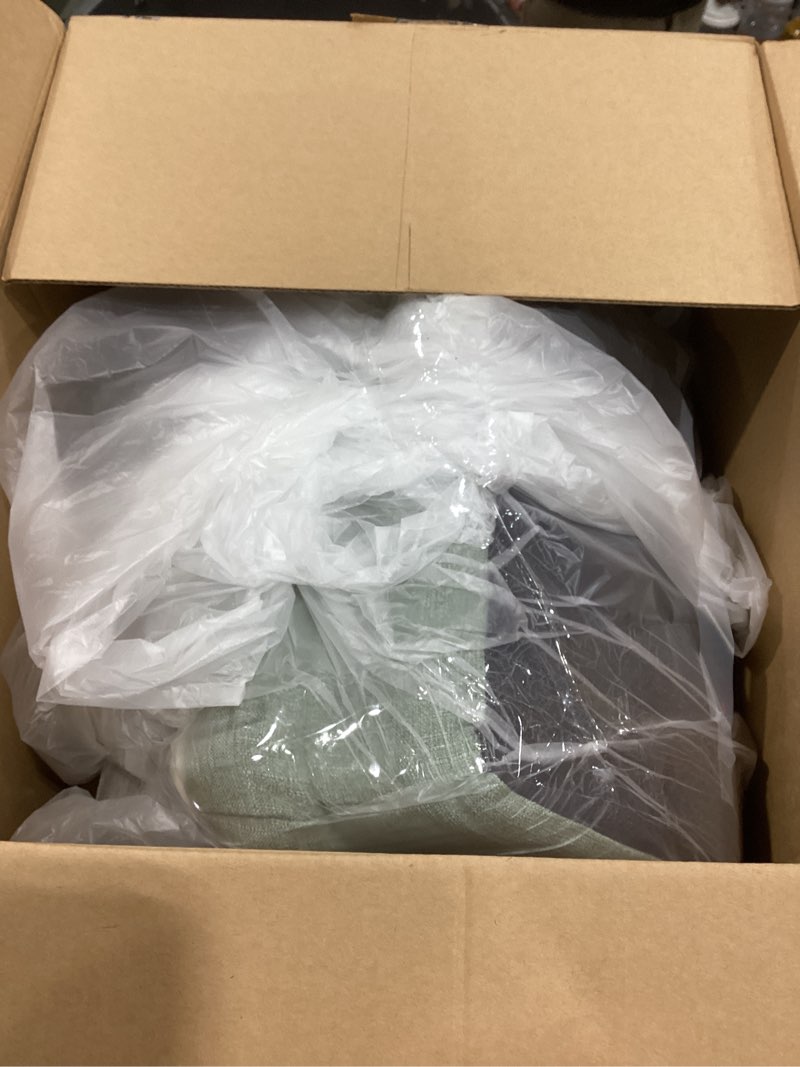 Condition photo showing As Is for EHEYCIGA Orthopedic Dog Bed for Small Dogs, Waterproof Memory Foam Small Dog Beds with Sides, Non-Slip Bottom and Egg-Crate Foam Medium Pet Couch Bed with Washable Removable Cover, Greyish Green 24.0"L x 18.0"W x 6.0"Th Greyish Green