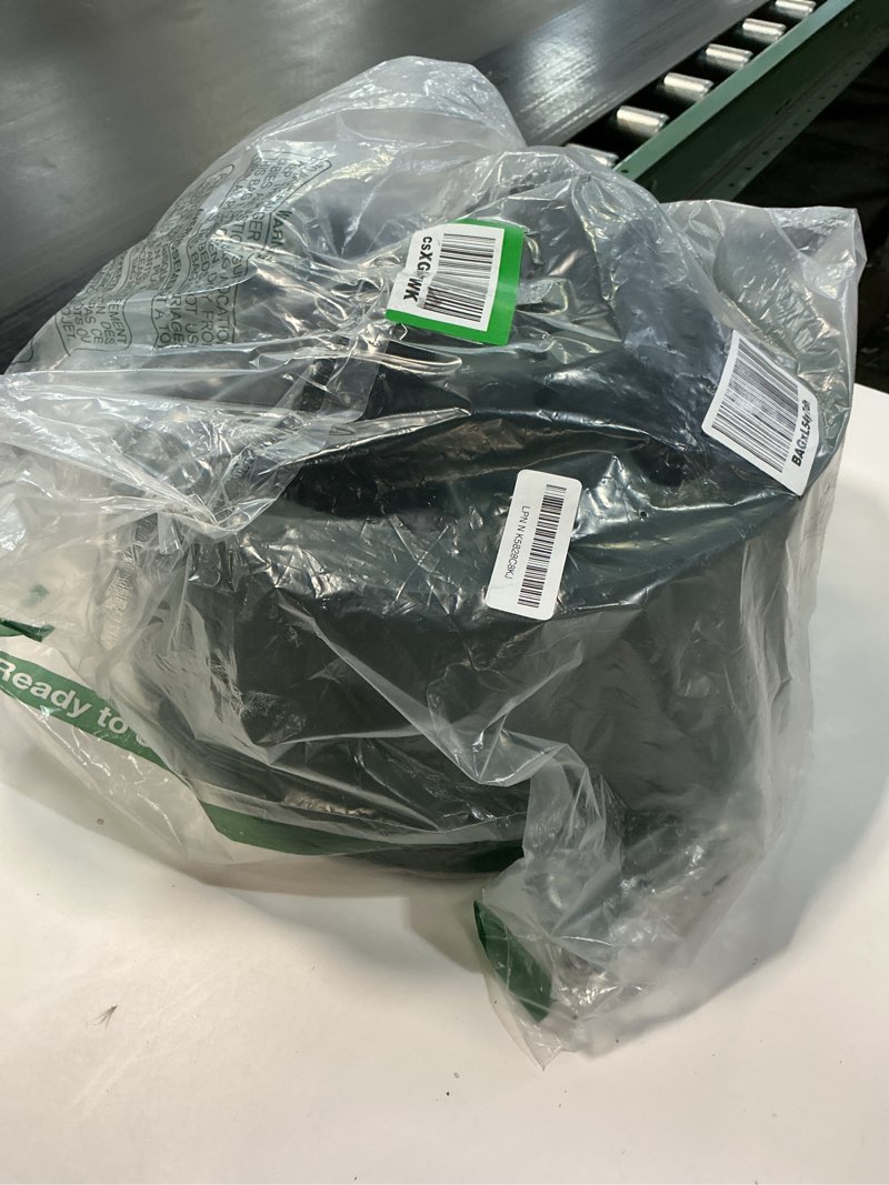 Condition photo showing As Is for Gardenised Green Plastic Christmas Tree Stand with Screw Fastener