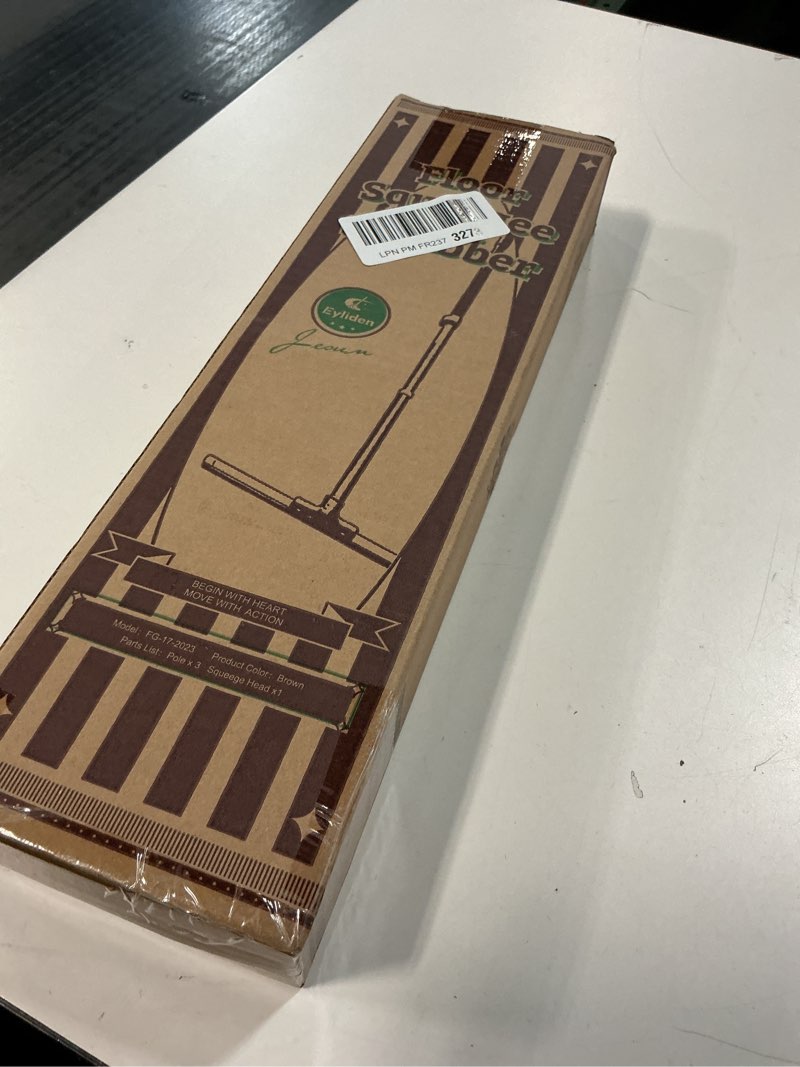 Condition photo showing New/Like New for Eyliden Floor Squeegee Scrubber, Soft Floor and Window Squeegee with Telescopic Handle, Household Light Weight Floor Scrub Broom for Bathroom Shower Glass Kitchen Tile Marble, Water Foam Remove