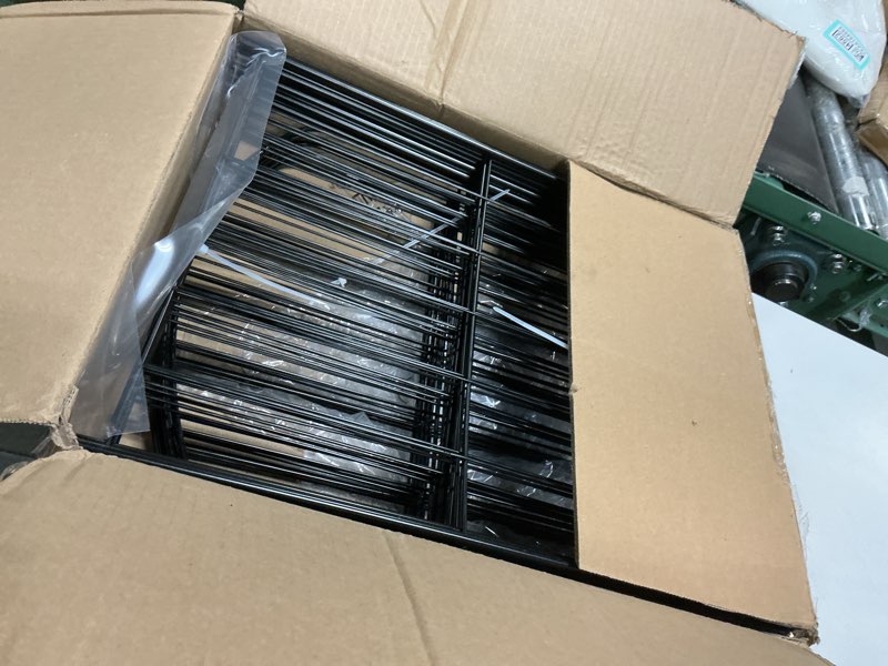 Condition photo showing Good Condition for ousheng decorative garden fence fencing 10 pack, 36in (h) x 10.8ft (l) rustproof metal wire panel border animal barrier for dog, flower edging for yard landscape patio outdoor decor, arched 10' (l)