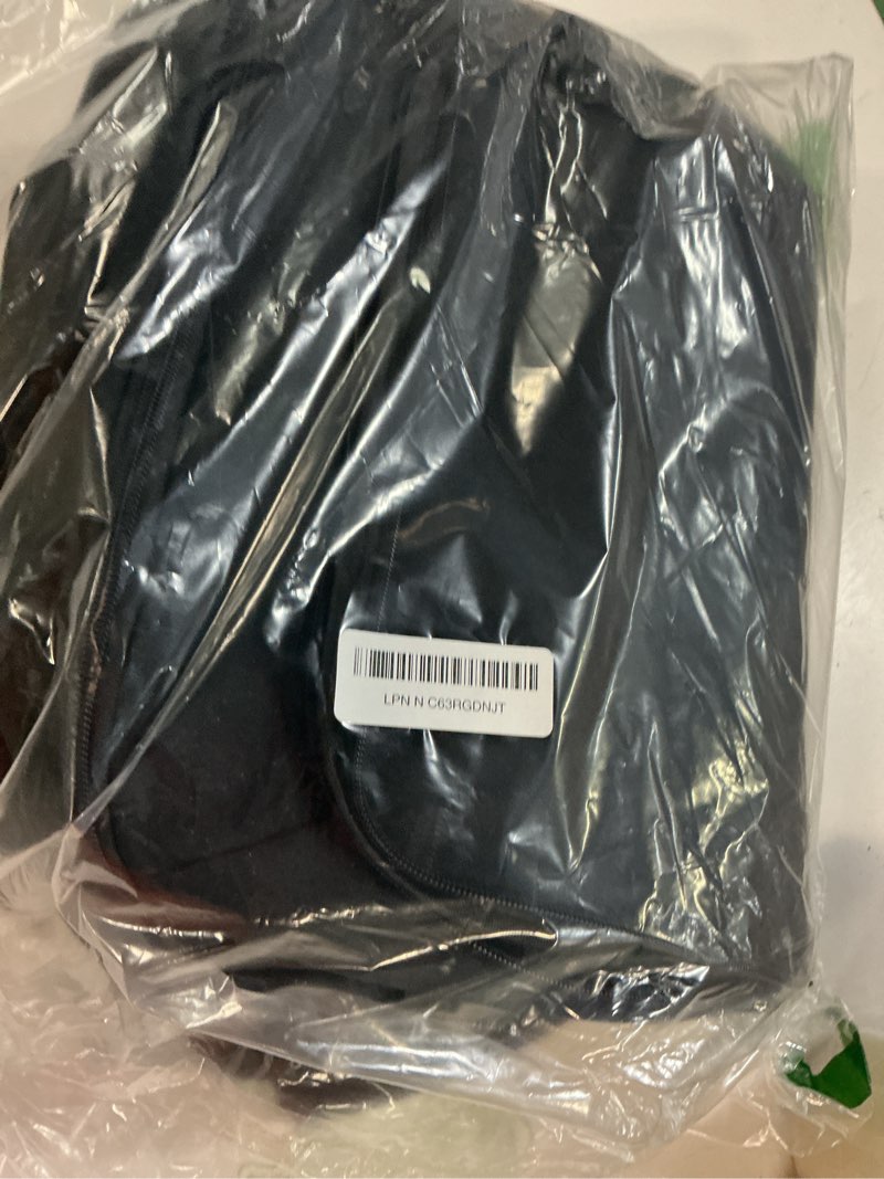 Condition photo showing New/Like New for 55l carry on backpack, extra large travel backpack for men & women, expandable 60l big capacity bag for airplanes, travel gifts for men women, fits 18.4 inch laptop, luggage suitcase daypack, black 3x-large(22"x14"x10") black