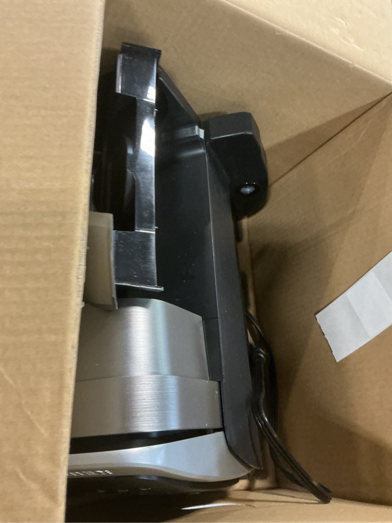 Condition photo showing As Is for Keurig K-Elite Single Serve K-Cup Pod Coffee Maker, with Strength and Temperature Control, Iced Coffee Capability, 8 to 12oz Brew Size, Programmable, Brushed Silver