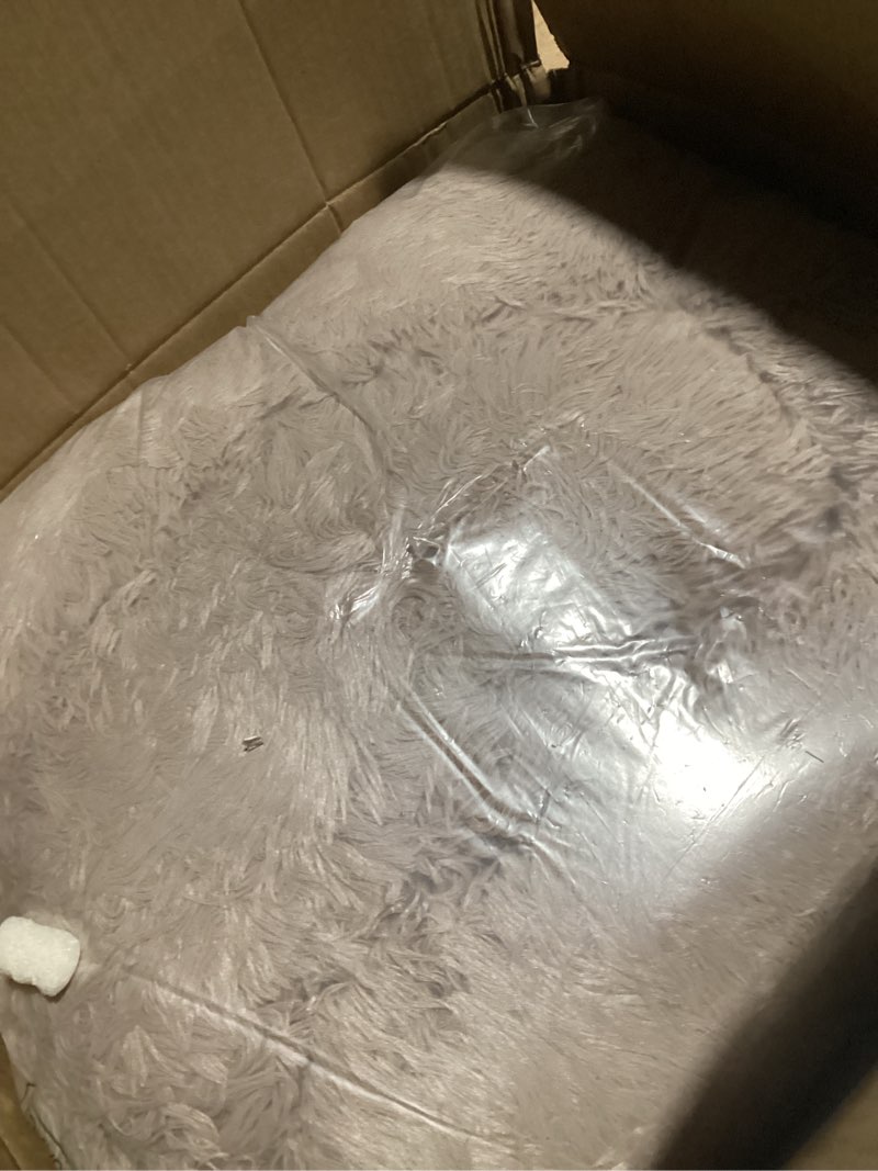 Condition photo showing Good Condition for Bedsure Calming Dog Bed for Small Medium Dogs - Donut Washable Medium Puppy Bed, 27 inches Anti-Slip Round Fluffy Plush Faux Fur Pet Bed, Camel 27"L x 27"W x 8"Th Camel