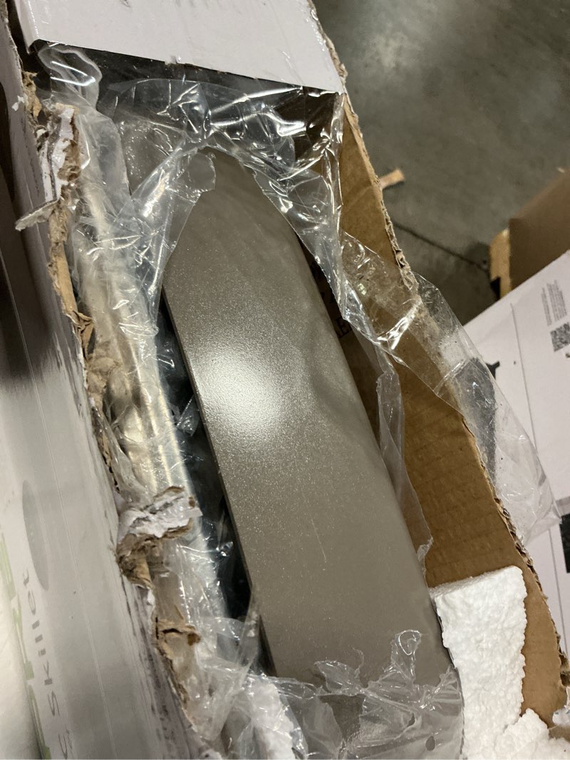 Condition photo showing As Is for presto 16" ceramic electric skillet with glass cover, silver 06860