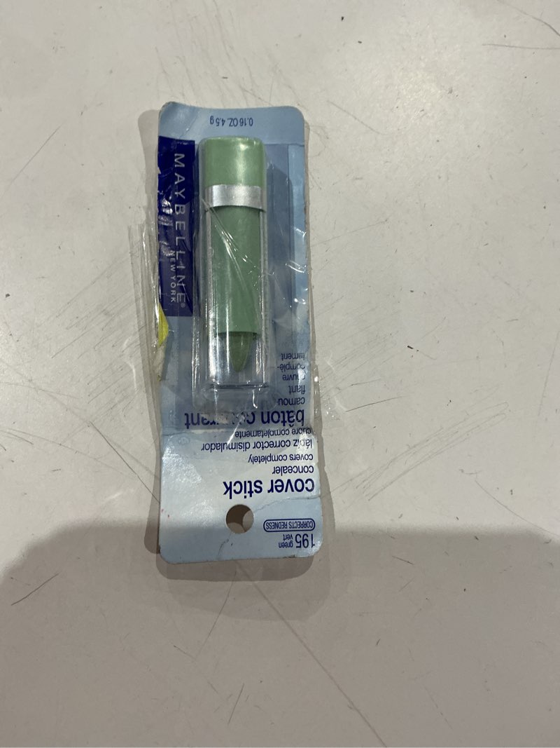 Condition photo showing Good Condition for maybelline cover stick concealer - 195 green - 0.16oz