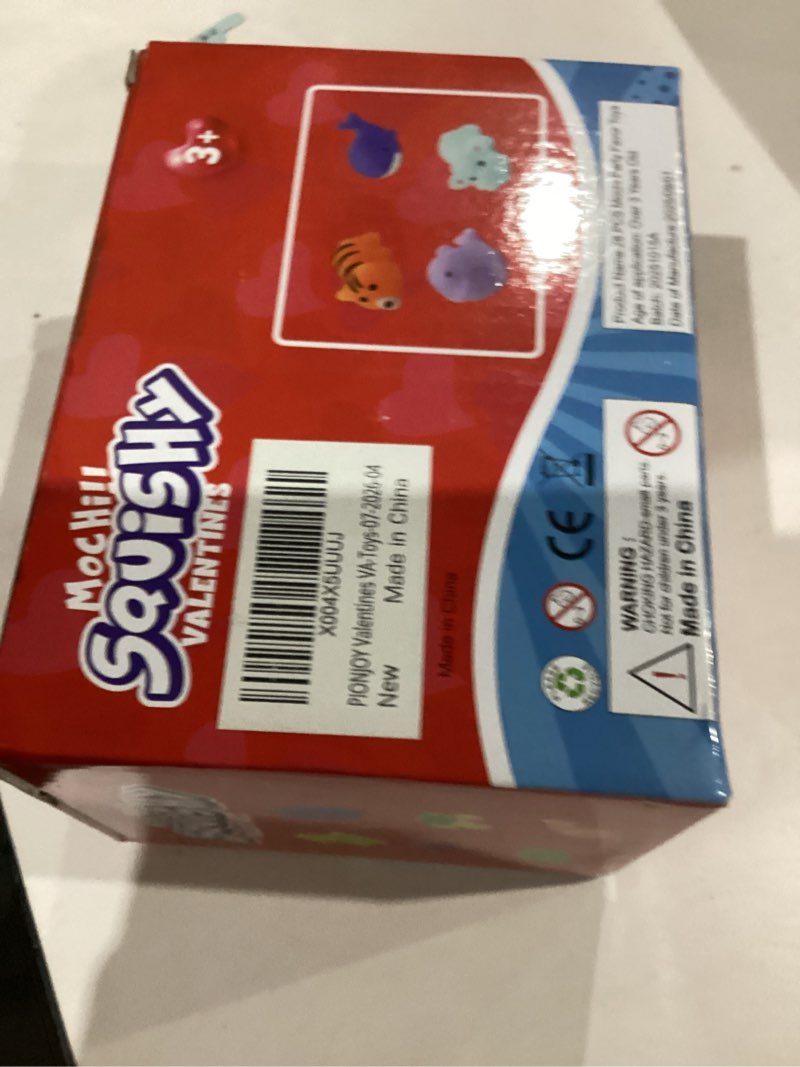 Condition photo showing New/Like New for 28 Pack Valentines Day Gifts for Kids ,Mochi Squishy Toys with Valentine Greeting Cards Classroom Prizes Exchange Gifts Prizes Valentines Day Gifts for Kids Boy Girl Valentine Party Favors Style 4