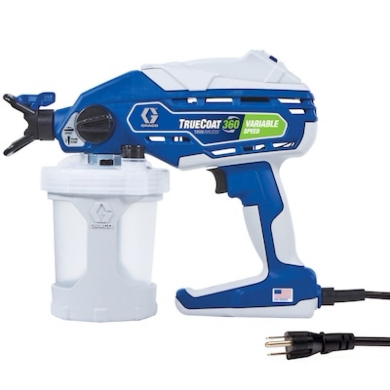 graco truecoat 360 variable speed electric handheld airless paint sprayer