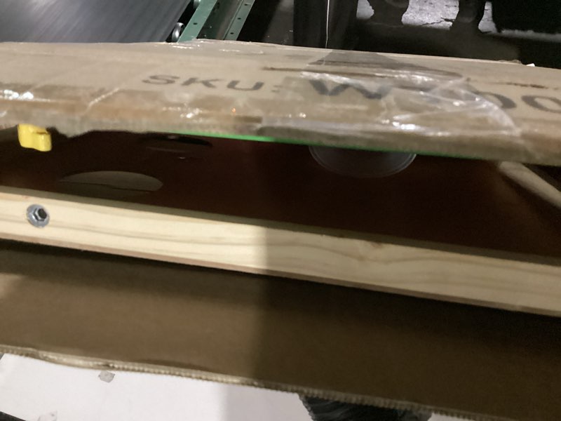 Condition photo showing Good Condition for Tiny Land Easel for Kids with 2 Drawing Paper Roll, Adjustable Kids Art Easel, Learning-Toy for 3,4,5,6,7,8 Years Old Boy & Girls, Wooden Chalkboard & Magnetic Whiteboard & Painting Paper Stand Natural