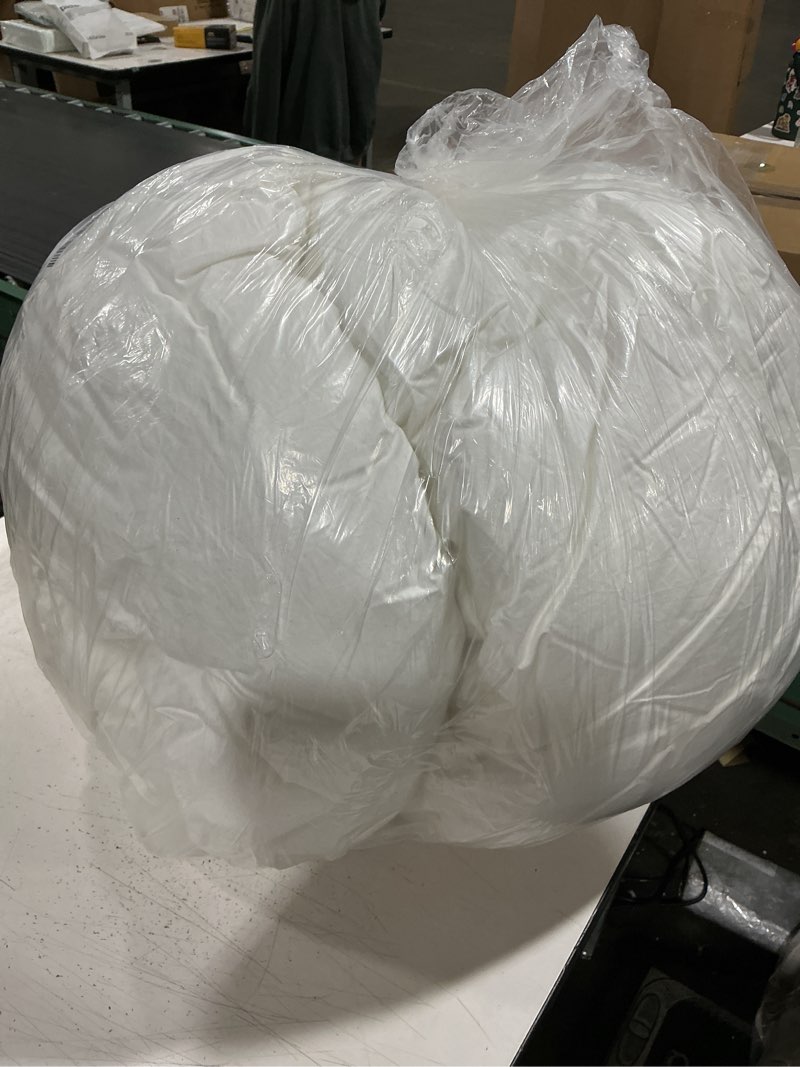 Condition photo showing As Is for european linen dream quilt king