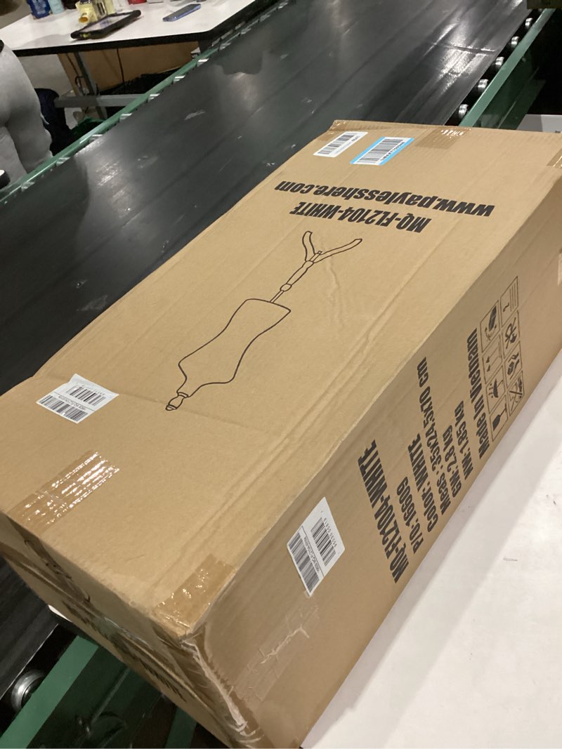 Condition photo showing New/Like New for FDW Manikin 60”-67”Height Adjustable Female Dress Model Display Torso Body Tripod Stand Clothing Forms (White)
